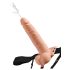 Fetissi Strap-On 7,5 - kiinnitettävä, suihkuttava dildo (nude)