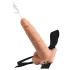 Fetish - Strap-on dildo spermasuihku - 19 cm - luonnollinen