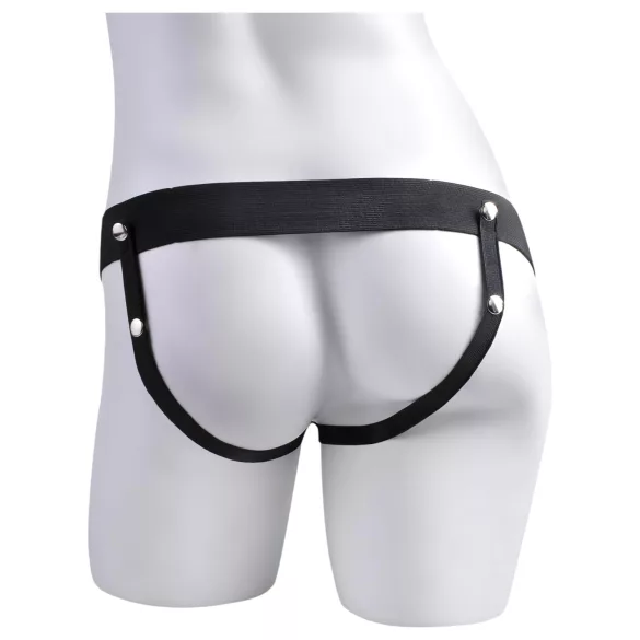 Fetish Strap-On 9 - ontto sträppidildo spruuttaavalla vedellä - vaalea
