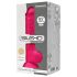 Silexd 9,5 - imukuppi, kiveksellinen dildo - 24 cm (pinkki)