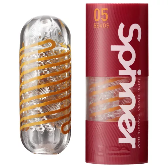 TENGA Spinner Beads - masturbaattori - läpinäkyvä
