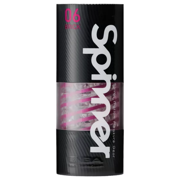 TENGA Spinner Brick - masturbaattori - läpinäkyvä