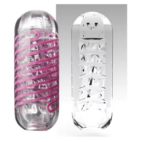 TENGA Spinner Brick - masturbaattori - läpinäkyvä