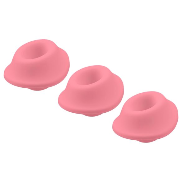 Womanizer Premium Eco - varaosakuppisetti - pinkki (3 kpl) - M