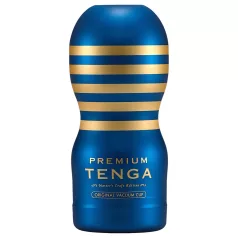   TENGA Premium Original - kertakäyttöinen masturbaattori - sininen