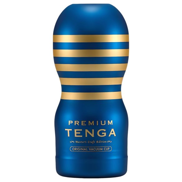 TENGA Premium Original - kertakäyttöinen sininen masturbaattori