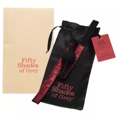 Fifty Shades of Grey - suukapula - nahka - musta-punainen