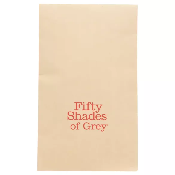 Fifty Shades of Grey - kaulapanta ja nännipuristimet - musta-punainen