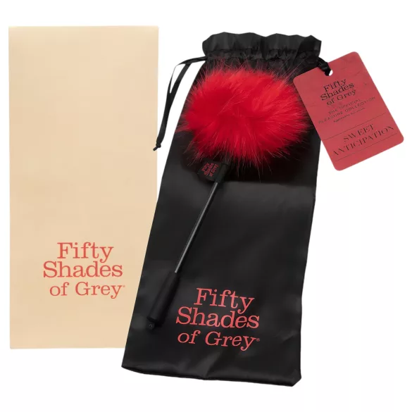 Fifty Shades of Grey - silittävä hierontalelu - musta-punainen