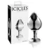 Icicles No. 25 - anustappi - lasi - läpinäkyvä - kartiomainen