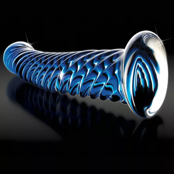 Icicles No. 29 - lasidildo - spiraali - sininen