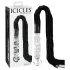 Icicles No. 38 - piiska ja lasidildo - läpinäkyvä/musta