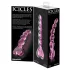 Icicles No. 43 - lasidildo helmillä ja sydämellä - pinkki