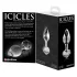 Icicles No. 44 - anustappi - lasi - kartiomainen - läpinäkyvä