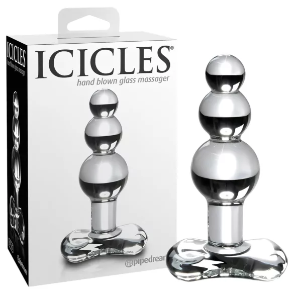 Icicles No. 47 - anustappi - kolmoishelmi - kirkas lasi