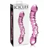 Icicles No. 55 - kaksipäinen G-piste lasidildo - pinkki
