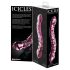 Icicles No. 55 - Kaksipäinen G-piste lasidildo (pinkki)