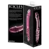 Icicles No. 57 - kaksipäinen lasidildo penis - pinkki
