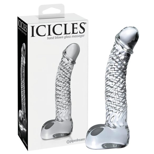 "Icicles No. 61 - Elegantti Lasi Dildo (kirkas)"