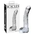 Icicles No. 61 - lasidildo kiveksillä ja peniksellä - läpinäkyvä