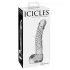Icicles No. 61 - lasidildo kiveksillä ja peniksellä - läpinäkyvä