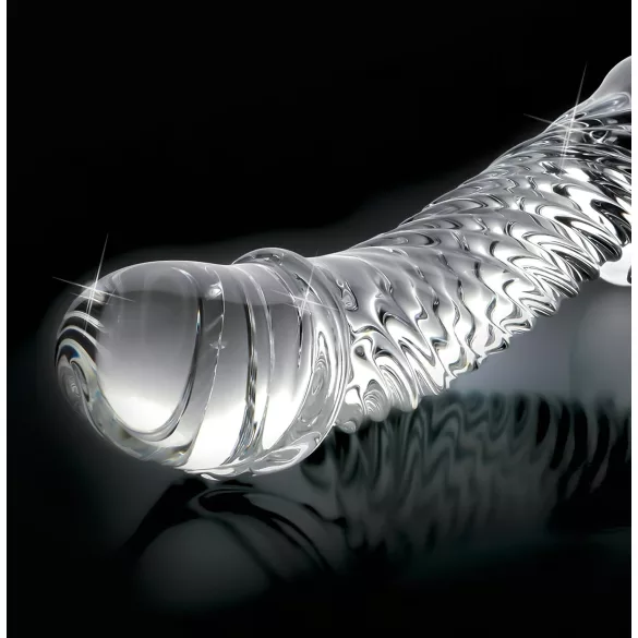 Icicles No. 61 - lasidildo kiveksillä ja peniksellä - läpinäkyvä