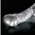 Icicles No. 61 - lasidildo kiveksillä ja peniksellä - läpinäkyvä
