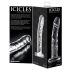 Icicles No. 62 - lasidildo peniksen muodossa (läpinäkyvä)