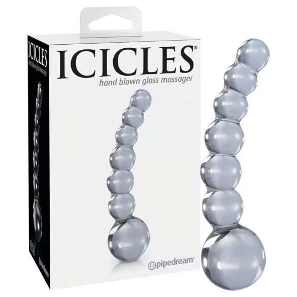 Icicles No. 66 - lasidildo kaareva pallomainen - kirkas