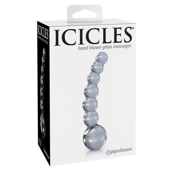 Icicles No. 66 - lasidildo kaareva pallomainen - kirkas