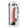 King Cock 9 - Taipuisa Imukuppivibraattori (26 cm) - Luonnollinen