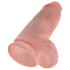 King Cock - dildo imukupilla ja kiveksillä - 23 cm - iho