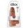 King Cock - dildo imukupilla - 23 cm - tumma naturaali
