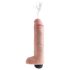 King Cock 10 - Aito Suihkuttava Dildo (25 cm) - Luonnollinen