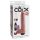 King Cock 11 - aidon tuntuinen suihkuttava dildo (28 cm) - luonnollinen
