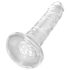 King Cock - dildotapilla - 15 cm - kirkas