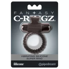 Pipedream Fantasy C-Ringz - vibraattori penisrengas - musta