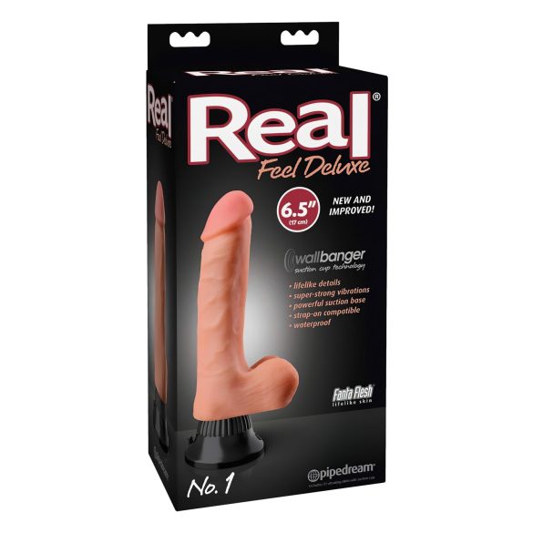 Real Feel Deluxe No.1 - realistinen vibraattori (nude)