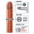 X-TENSION Perfect 2 - aidon tuntuinen penisjatke (20,3 cm) - luonnollinen