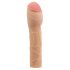 X-TENSION Perfect 2 - aidon tuntuinen penisjatke (20,3 cm) - luonnollinen