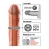 Pipedream - X-TENSION Mega 2 - aidonnäköinen penisholkki (20,3 cm, luonnonväri)
