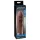Pipedream X-TENSION Mega 2 - aidonnäköinen peniskotelo (20,3 cm) - tumma luonnollinen sävy