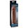 X-TENSION Perfect 2 - Penisrengas ja -hiha (19cm) - tumma luonnollinen