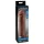 Pipedream X-TENSION Perfect 2 - ereisenkiristysrenkaallinen penisholkki - tumma luonnollinen (19 cm)