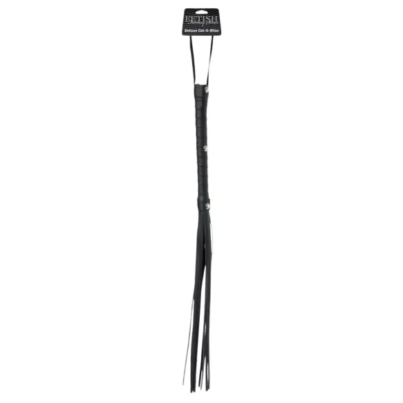 Pipedream - Fetish Fantasy Deluxe Cat-O-Nine - ruoska - musta (65 cm)