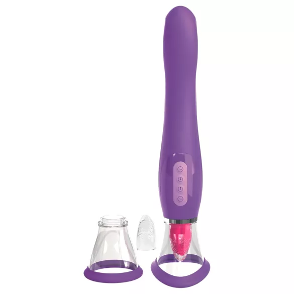 Pipedream - Fantasy - ladattava, 3-in-1 nuolukone (liila)