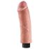 King Cock 8 - taipuisa, aidontuntuinen vibraattori (25 cm)