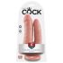 King Cock Kaksinkertainen Penetraattori - aidon tuntuinen tupladildo (luonnollinen)