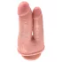 King Cock - tupladildo realistinen - ihovärinen