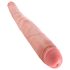 King Cock 16 Tapered - aidonnäköinen tupladildo (41 cm) - luonnollinen